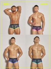 GX3 GLOSS NEON BLACK BOXER 4 VALUE PACK JAPAN SEXYUNDERWEAR  K2201