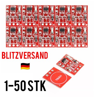TTP223 Arduino Capacitive Kapazitiver Touch Sensor Einstellbarer Self & No -Lock
