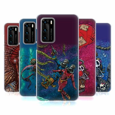 OFFIZIELLE DAVID LOZEAU FARBE GRUNGE WEICHE GEL HÜLLE FÜR HUAWEI HANDYS 4