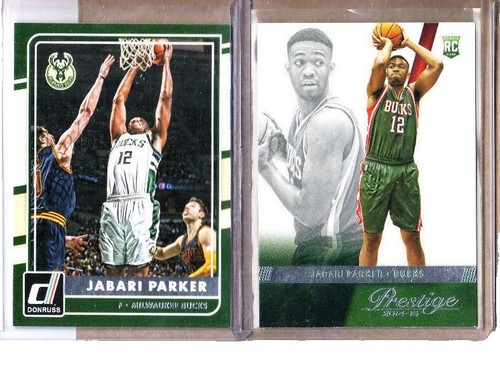 2015 Panini Noir Black and White Jabari Parker Auto #d 19/49 