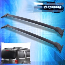 For 09-15 Honda Pilot Black Coated Aluminum Oe Style Roof Rack Rail Top Crossbar
