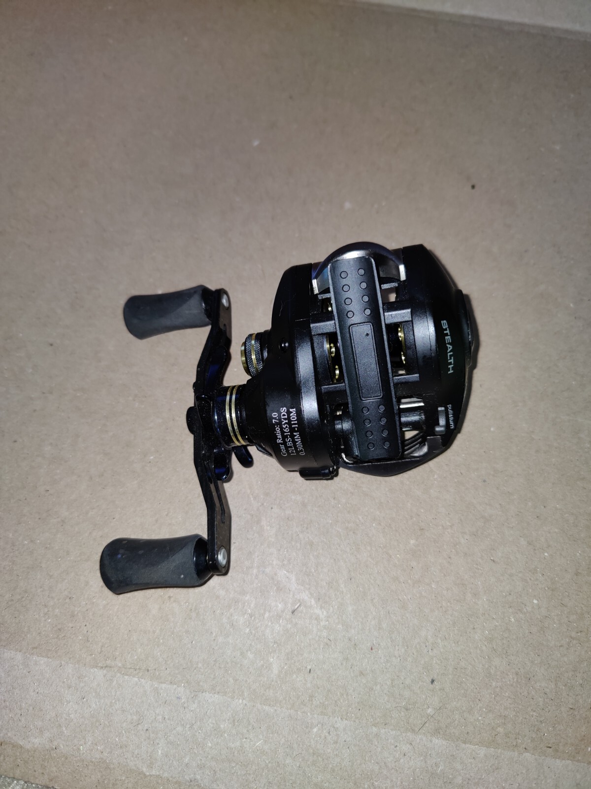Kastking Stealth Carbon Fiber Baitcasting Reel Left Hand Gear Ratio 7.0