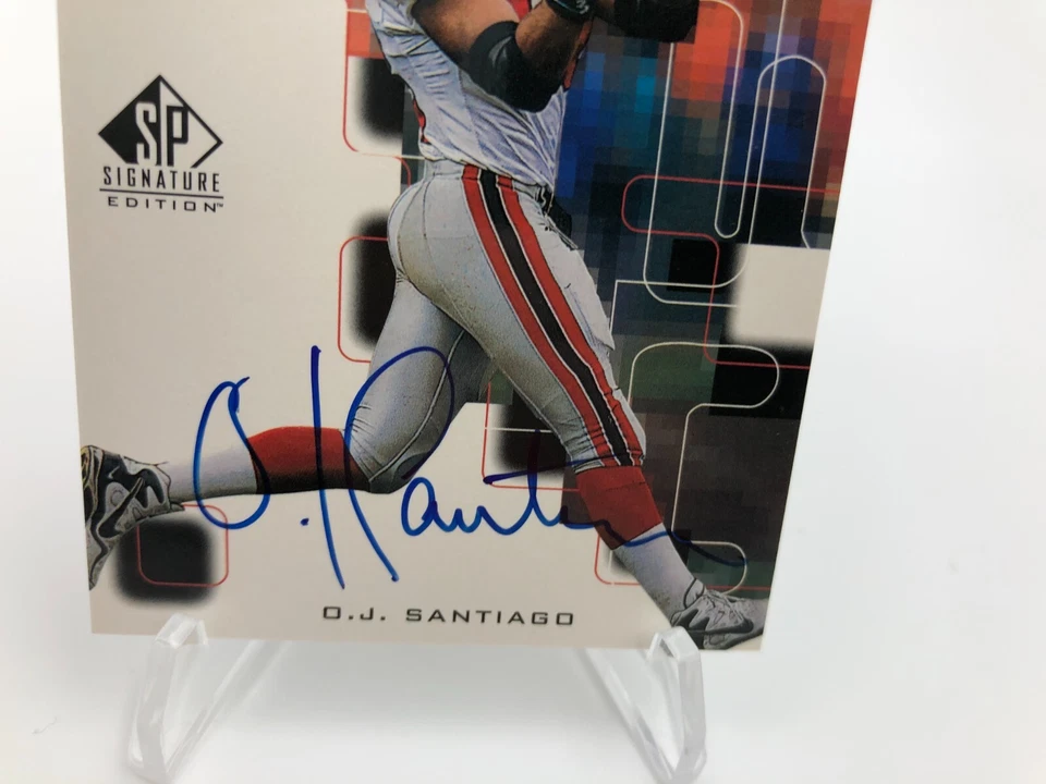 O.J. SANTIAGO AUTO 1999 SP Signature Edition Signed on Card ATLANTA FALCONS - Image 2 of 4