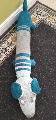 Neuheit Zugluftstopper Hund Design gestrickt Zugluft Türstopper Kissen