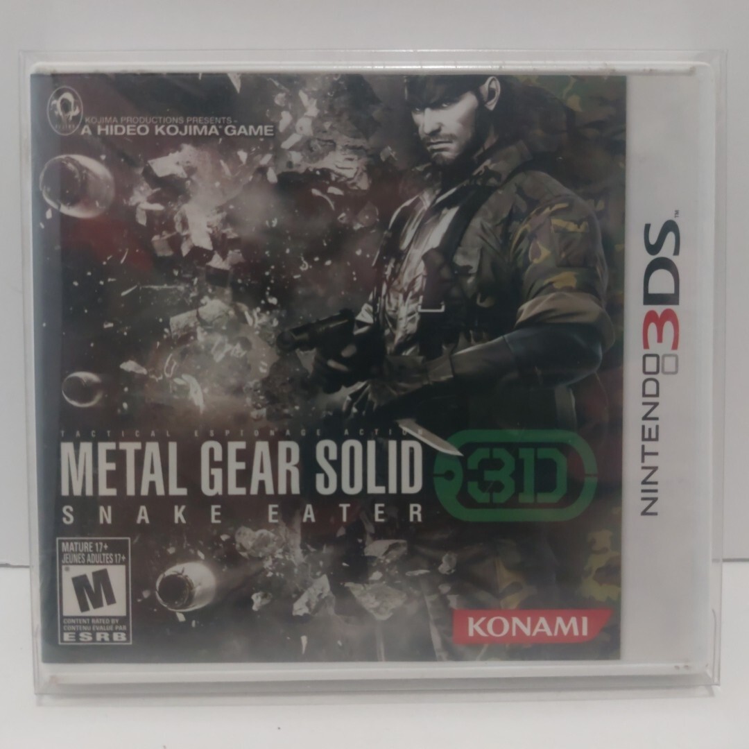 Metal Gear Solid 3D Snake Eater (Nintendo 3DS, 2012) New Sealed