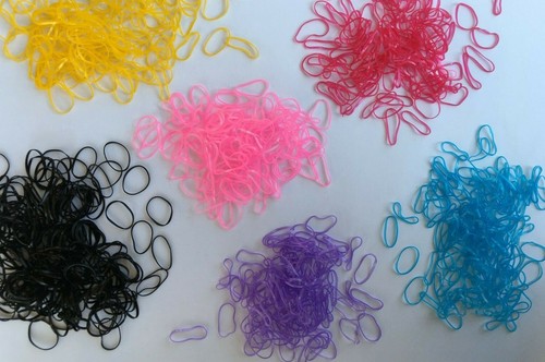 Flache Bartschmuck Gummiringe 50 Bartgummis Schwarz – Flache Gummiringe Für Bart, Haare, Dreads, Wikinger-Schmuck Flache Gummiringe Bart