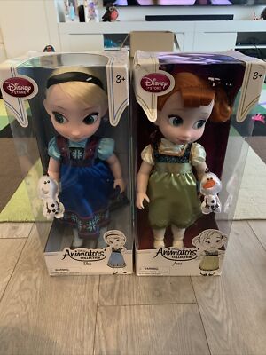 Disney Animator s Collection Puppen {Frozen Anna & Elsa} sehr Sammlerstück