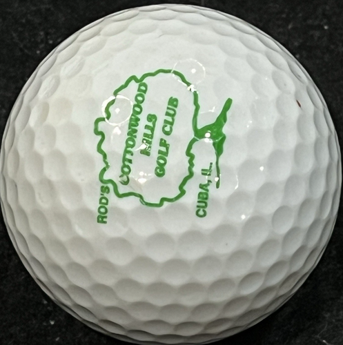 Rod's Cottonwood Hills Golf Club Logo Ball Cuba, IL Closed Course - Picture 5 of 8