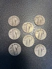8 Standing Liberty Quarters -- Look Great, Dates all Legible
