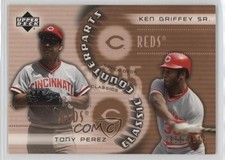 2005 Classics Classic Counterparts 988/1999 Tony Perez Ken Griffey Sr HOF n1u