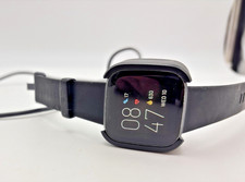 Fitbit Versa 2 - Health  Fitness Smart Watch - Carbon Case / Black Band FB507