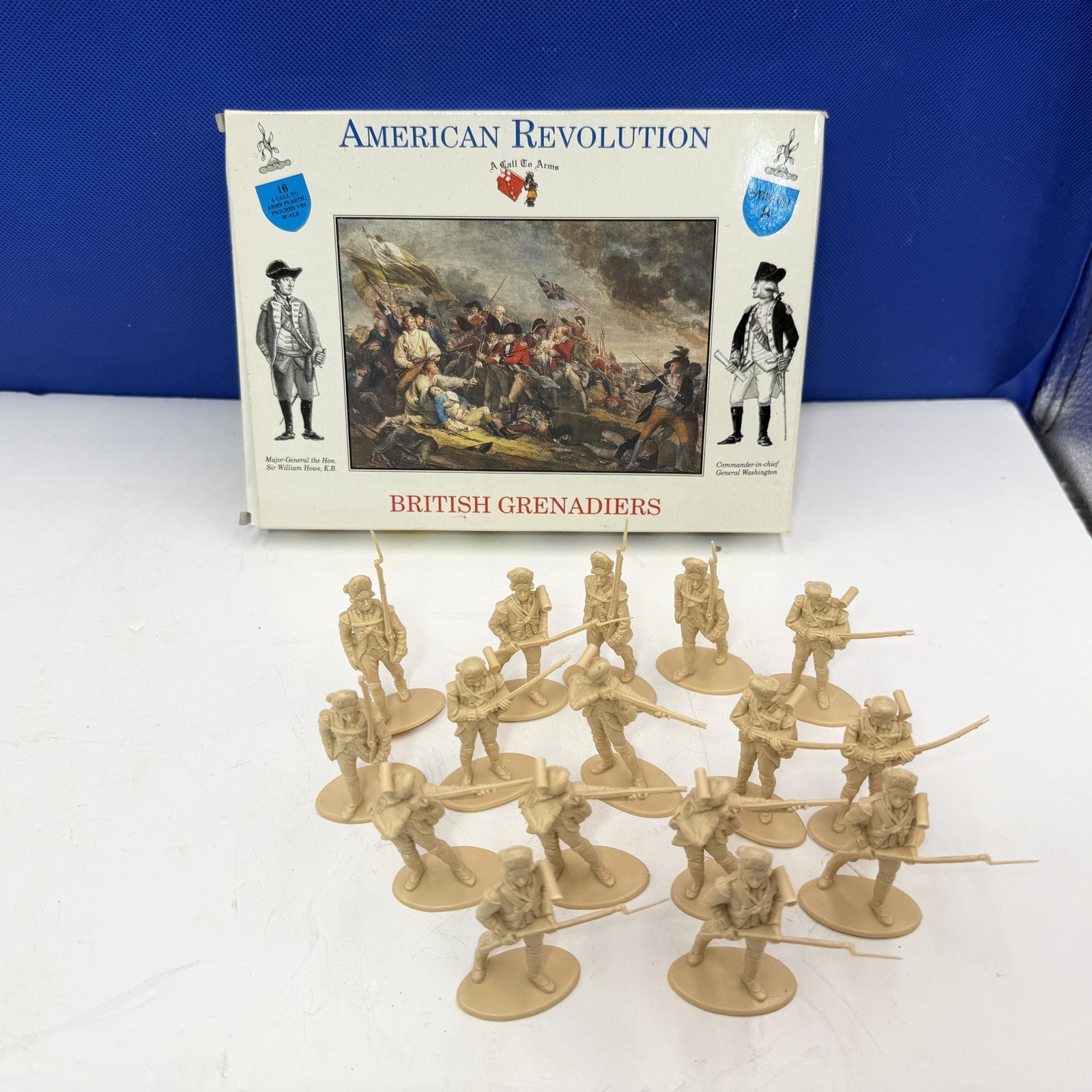 A CALL TO ARMS 1/32 AMERICAN REVOLUTION BRITISH GRENADIERS SERIES 8 16 X FIGURE