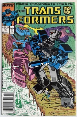 Transformers #38 (1988) Newsstand Edition Marvel Comics