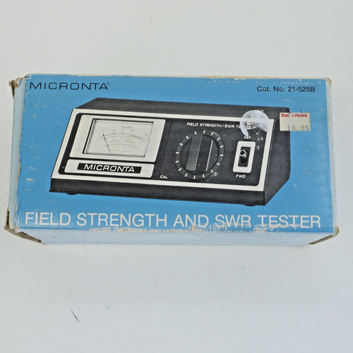 Vintage Micronta Field Strength SWR Tester 21-525A Radio Shack