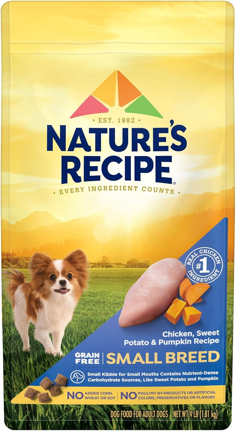 Grain Free Small Breed Dry Dog Food, Chicken, Sweet Potato &