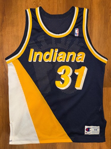 Champion Authentic NBA Indiana Pacers Reggie Miller Jersey Size Large