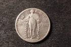 1924-S Fine Full Shield Standing Liberty Quarter Nice Coin RAR #3