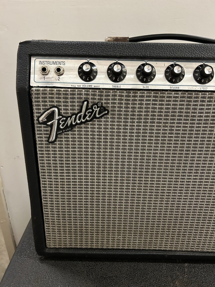 1978 Fender Princeton Reverb Silverface Tube Amp Vintage Rare