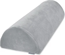 Knee Pillow for Back Sleeping, Memory Foam Bolster Pillow for Legs, Under Knee 