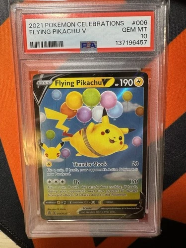 Pokémon Celebrations Flying Pikachu v 006/025 PSA 10