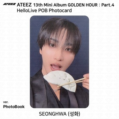 ATEEZ 13th Mini Album Golden Hour Part.4 HelloLive POB Photocard