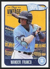 2020 ONYX VINTAGE EXTENDED #VEWF WANDER FRANCO TAMPA BAY RAYS