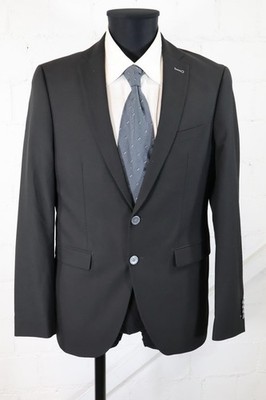 Barutti schwarzes Sakko Gr.48/R38 Polyester Viskose Elasthan Top Zustand