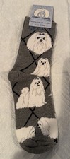 NWT - Cotton Dog Socks Novelty - 75 Cotton