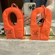 Vintage GI JOE Scramble Pilot Flight Suit Mae West Vest  7820 7811 7809 7808