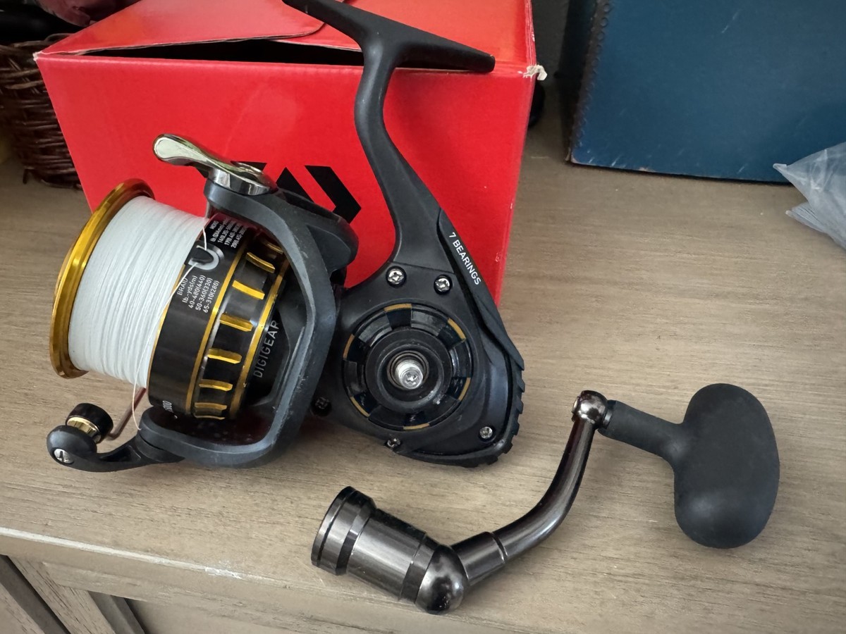 Daiwa Bg With Braid Daiwa BG 5000 BG Bluewater 5'6 PE 3-5 Spin Jig Combo FREE Braid Land  Sea NZ