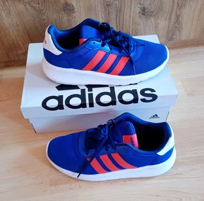 ADIDAS Lite Racer 3.0 K Turnschuhe Sneaker Mesh Blau Rot Gr 39 1/3 HQ3772 Unisex