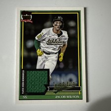 2026 Topps Series 1 - 1991 Topps Baseball Relics Jacob Wilson #91R-JWI (MEM)