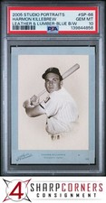2005 STUDIO PORTRAIT LEATHER LUMBER BLUE BLACK WHITE HARMON KILLEBREW /35 PSA 10