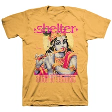 Collection Shelter Band Tour 90s All Size T Shirt Gold Colr For Fan BM1971