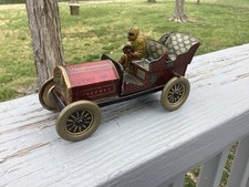 Antique J L Hess Tin Litho Flirt Touring Car (RARE & NICE!) Germany 1910-1920