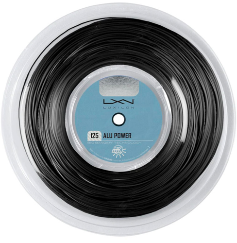 LUXILON LXN Racchetta Racchetta da Tennis Potenza 1,25mm 200m Nero Nuovo con etichette - Foto 2 di 2