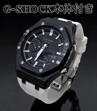 With Body G SHOCK GA 2100 White Rubber Belt Set Metal Casioak Custom G SHOCK Rea