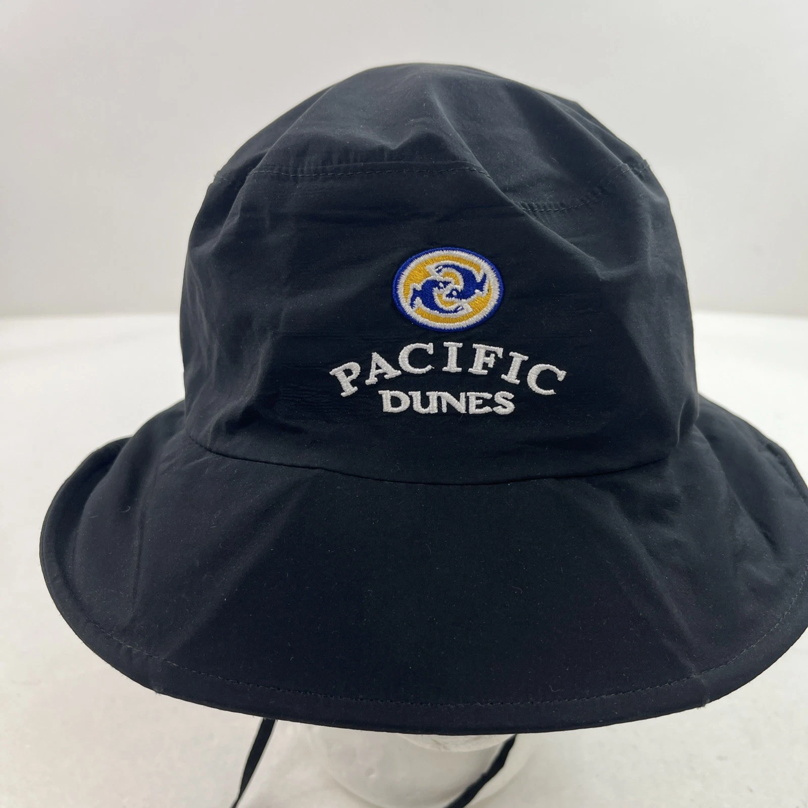 Pacific Dunes Imperial Black Water Resistant Sun Boonie Hat Golf Wind Rain