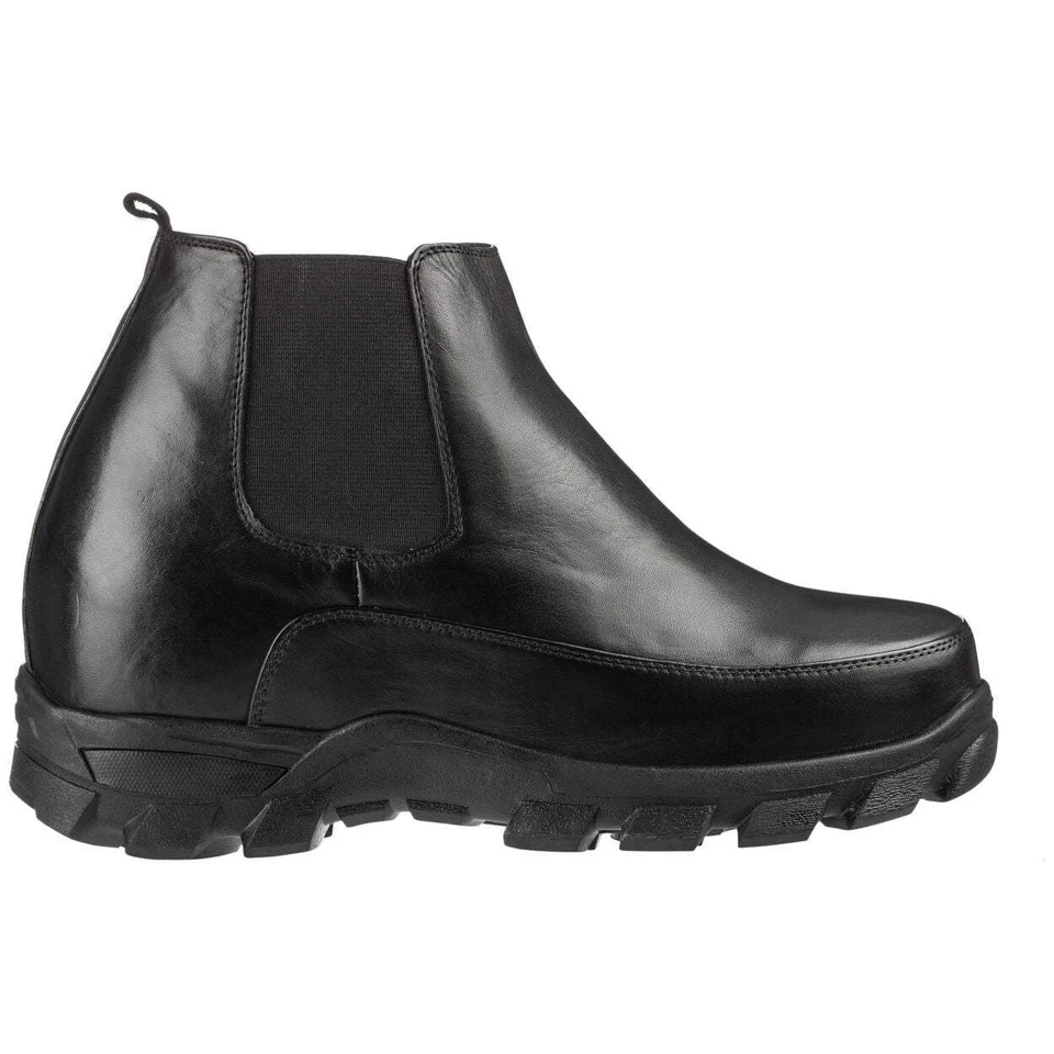 CALDEN K332011 - 4,9 pulgadas elevador aumento de altura negro botines sin cordones Foto 2 de 4