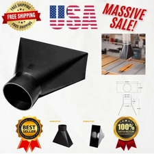 Durable Rectangular Dust Collection Hood - 10x4 inch Attachment for 4-Inch Hoses