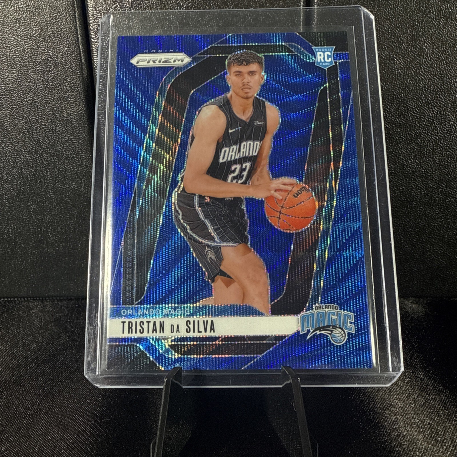 2024-25 Panini Prizm - Tristan da Silva #256 Blue Wave Prizm #115/125 (RC) Magic