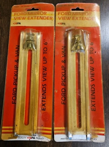 VINTAGE PAIR NOS CIPA FORD PICKUP VAN MIRROR VIEW EXTENDER 95000
