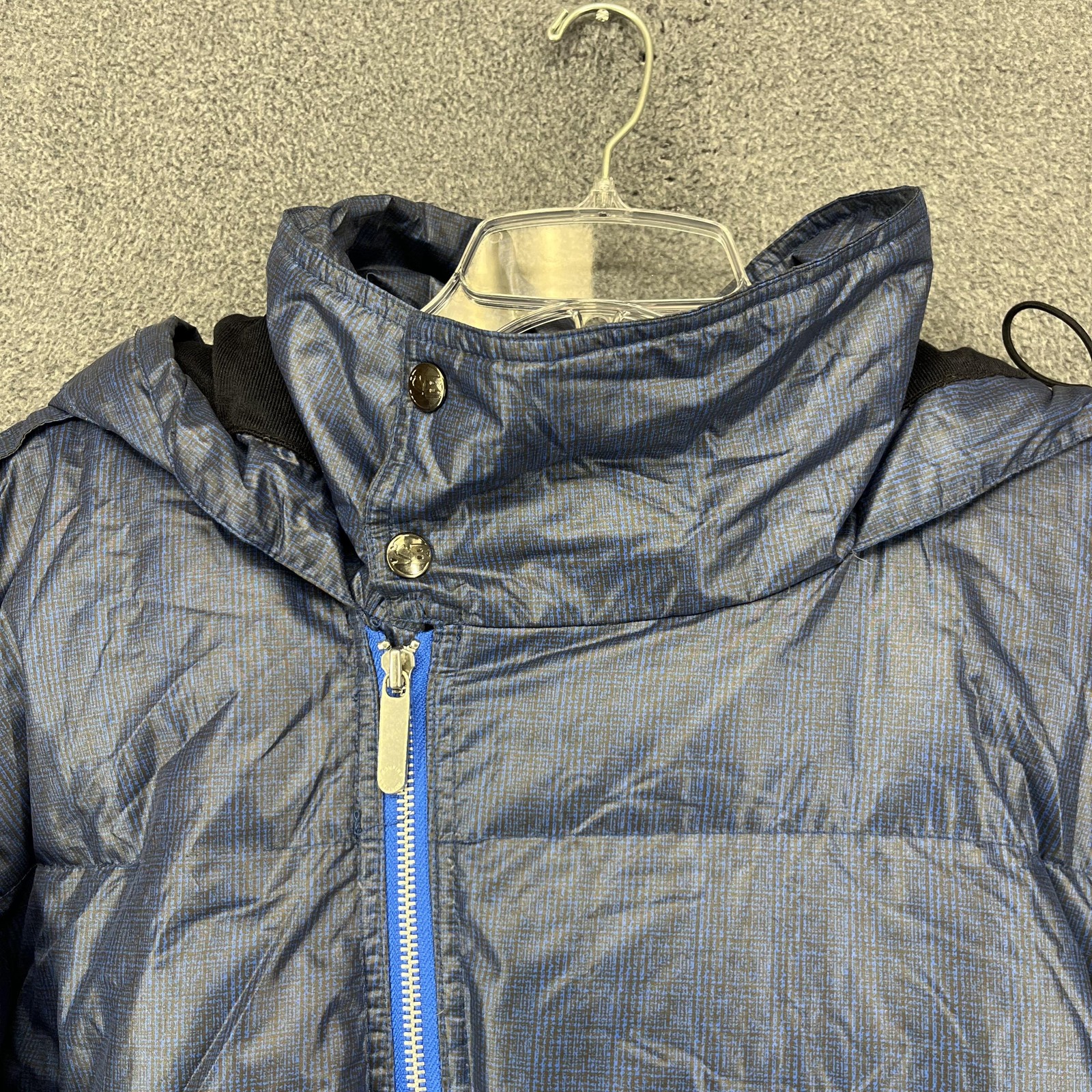 Bonfire Snowboarding Company Jacket Mens XL Blue Dakar Puffer Hooded Snowboard