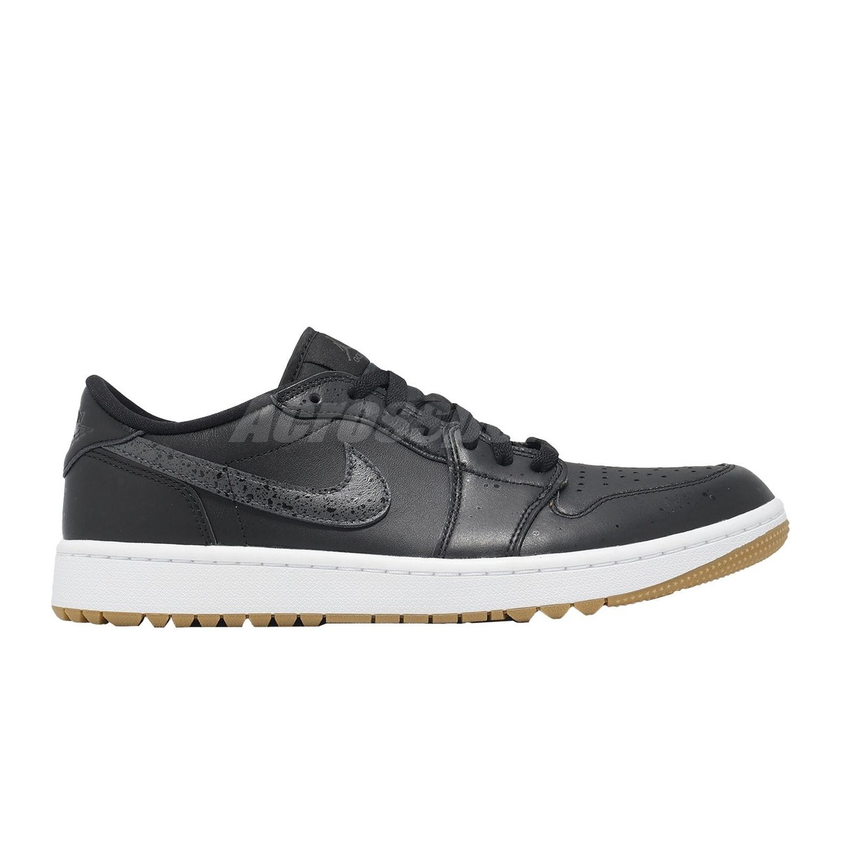 新品 Nike Air Jordan 1 Low Golf Black Gum Nike Air Jordan 1 Low Golf AJ1 Black Gum Men Water Repellent Golf