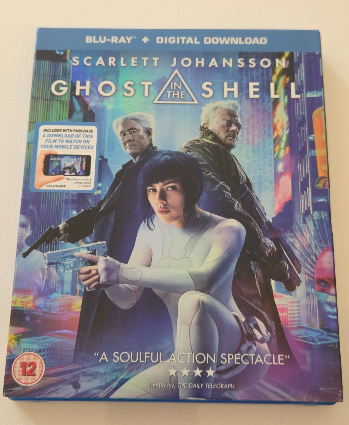 Ghost In the Shell Bluray Dvd - Scarlet Johansson 2017