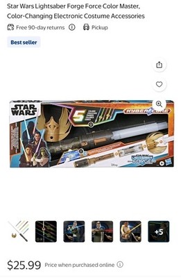 10ct Hasbro Star Wars Lightsaber Forge Kyber Core Force Color Master