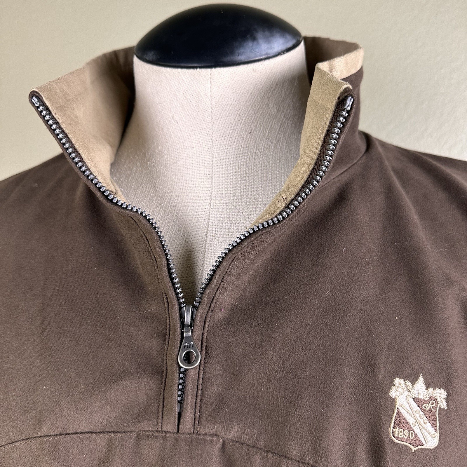 Zero Restriction 1/4 Zip pullover Jacket  Men L B… - image 5