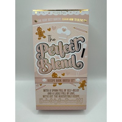 Plouise The Perfect Blend Recipe Book Brush Set Pink Gold Gingerbread Baker BNIB