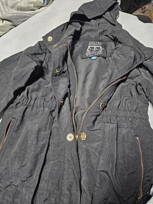 Millard Filmore MF-13 Utilitarian Womens Trench Raincoat Size Small