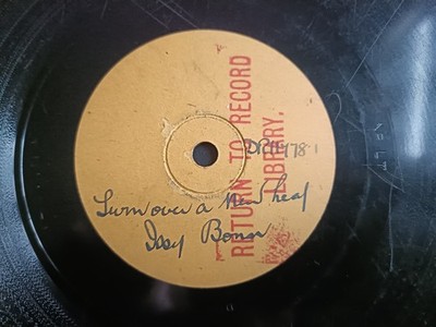 Issy Bonn: Turn Over A New Leaf Single Sided 10'' 78RPM 1st UK Press